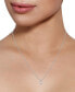 ფოტო #2 პროდუქტის Certified Diamond 18" Pendant Necklace (1/3 ct. t.w.) in 14k White Gold featuring diamonds with the De Beers Code of Origin, Created for Macy's