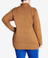 Фото #2 товара Plus Size Rosie Cable Knit Sweater