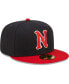 ფოტო #4 პროდუქტის Men's Navy Nashville Sounds Authentic Collection Road 59FIFTY Fitted Hat