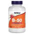 Фото #1 товара Витамины группы B NOW B-50, 250 таблеток