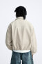 Фото #4 товара Джинсовая куртка из хлопка и пеньки ZARA