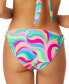 ფოტო #2 პროდუქტის Juniors' Foil Print Ruffle-Trim Hipster Bikini Bottoms, Created for Macy's