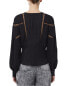 Iro Bahri Top Women's Black 38