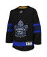 ფოტო #2 პროდუქტის Big Boys Black Toronto Maple Leafs Alternate Premier Team Jersey
