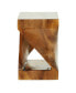 Saur Wood Contemporary Accent Table