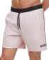 Фото #1 товара Men's Contrast-Logo Swim Shorts