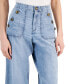 Фото #7 товара Брюки женские Nautica Jeans джинсовые с высокой посадкой и широкими штанинами