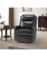 Фото #6 товара Lidia Modern Genuine Leather Electric Recliner with Nailhead Trims