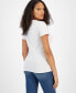 ფოტო #2 პროდუქტის Women's Lips Graphic Embellished T-Shirt