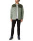 Men's Skyline Reversible Collared Weather-Resistant Snap-Front Jacket