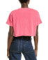 Фото #2 товара Perfectwhitetee Cropped T-Shirt Women's Pink O/S