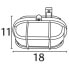 Фото #2 товара Wandleuchte Oval Skot