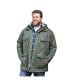 Big & Tall by KingSize Fleece-Lined Parka With Detachable Hood And 6 Pockets