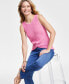 Фото #4 товара Women's Twist-Hem Sweater Tank Top, Created for Macy's