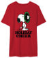 Фото #1 товара Snoopy Holiday Cheer Men's Graphic T-Shirt