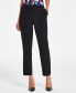 ფოტო #5 პროდუქტის Petite Mid-Rise Straight-Leg Pants