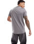 Bershka regular fit t-shirt in grey