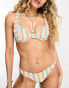 Фото #3 товара Billabong Island Glow Tanlines tanga bikini bottom in multi stripe