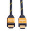 ROLINE GOLD HDMI High Speed Cable - M/M 5 m - 5 m - HDMI Type A (Standard) - HDMI Type A (Standard) - Black