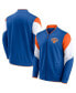 Фото #2 товара Men's Blue, Orange New York Knicks League Best Performance Full-Zip Jacket