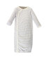 ფოტო #2 პროდუქტის Baby Girl Organic Kimono Gown 3-Pack