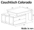 Фото #7 товара Couchtisch Colorado Weiß Walnuss