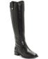 Фото #1 товара Fawne Wide-Calf Riding Leather Boots, Created for Macy's
