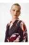 Фото #2 товара Платье Koton с длинным рукавом и застежкой на пуговицы