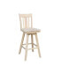 Фото #5 товара Высокий стул для бара International Concepts San Remo с вращением и автоматическим возвратом