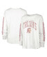 ფოტო #2 პროდუქტის Women's White USC Trojans Statement SOA 3-Hit Long Sleeve T-shirt