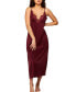 ფოტო #1 პროდუქტის Women's Tania Elegant Scalloped Lace and Satin Gown