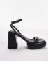 Фото #2 товара Topshop Romeo two part platform in black