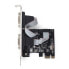 Gembird SPC-22 - PCIe - Serial - Low-profile - PCIe 1.1 - RS-232 - Black