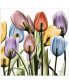 Фото #1 товара Tulip Scape x-ray II Frameless Free Floating Tempered Glass Panel Graphic Wall Art, 24" x 24" x 0.2"