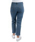 Juniors' High-Rise Seamed Straight-Leg Jeans Синий, 0 - фото #2