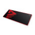 Savio Turbo Dynamic L - Black - Red - Monochromatic - Fabric - Rubber - Non-slip base - Gaming mouse pad