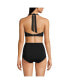 ფოტო #2 პროდუქტის Women's D-Cup Chlorine Resistant Square Neck Halter Bikini Top