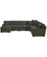 Фото #5 товара Radley Fabric 6-Piece Chaise Sectional with Wedge, Created for Macy's