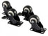 ALLNET ALL-S0002128 - Castor wheels - Black - 70 mm - 1.27 kg - 4 pc(s)