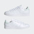 adidas originals StanSmith 浅绿尾 低帮 板鞋 女款 白