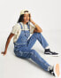 Фото #8 товара Dickies duck canvas classic bib denim dungarees in blue