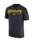 Фото #3 товара Men's Black Iowa Hawkeyes Velocity Legend Space-Dye Performance T-shirt