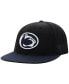 ფოტო #1 პროდუქტის Men's Black, Navy Penn State Nittany Lions Team Color Two-Tone Fitted Hat