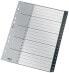 Фото #3 товара Esselte Leitz 12110000 - Blank tab index - Polypropylene (PP) - Black - White - A4 - 160 g/m² - 238 mm