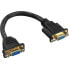 Фото #2 товара InLine VGA Adapter Cable 15 Pin VGA female / female 0.2m