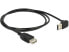 Фото #3 товара Delock 1m - USB 2.0-A - USB 2.0-A - 1 m - USB A - USB A - USB 2.0 - Male/Female - Black