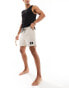 Фото #1 товара Calvin Klein monogram nylon medium drawstring swim short in beige