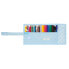 Пенал Glow Lab Cisnes Roll-up Синий 7 x 20 x 7 cm (27 Предметы)