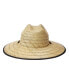 Фото #3 товара Men's Natural Tides Print Logo Straw Hat