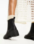 New Look chunky heeled boots in black